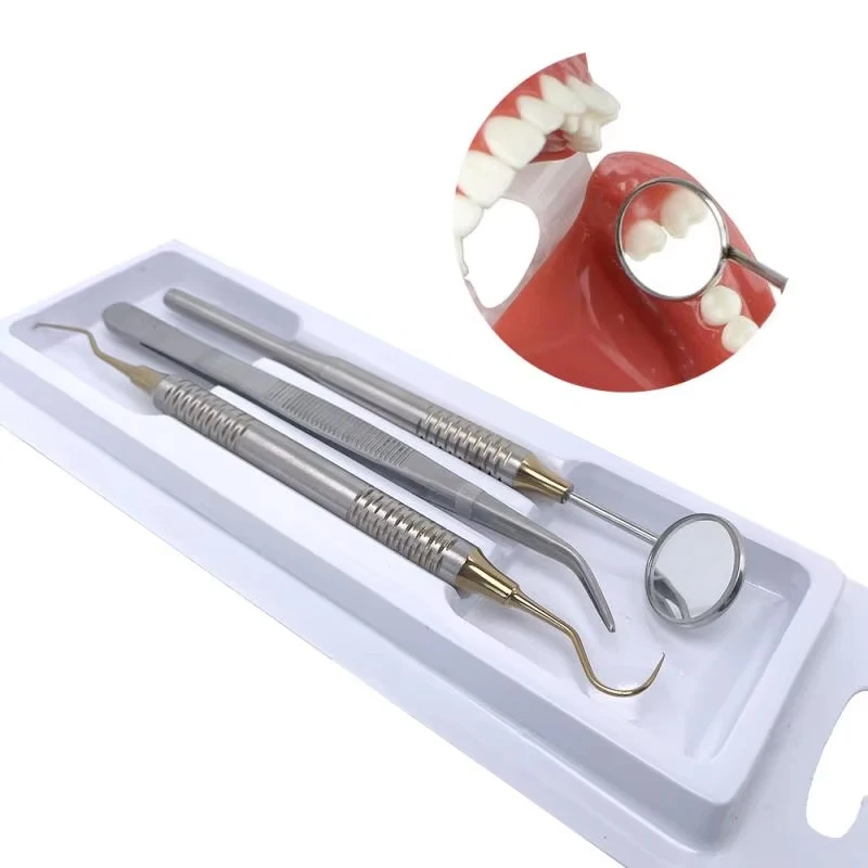 5set Dentist Tools Set Stainle - Dental Mirror Probe reseña y precio