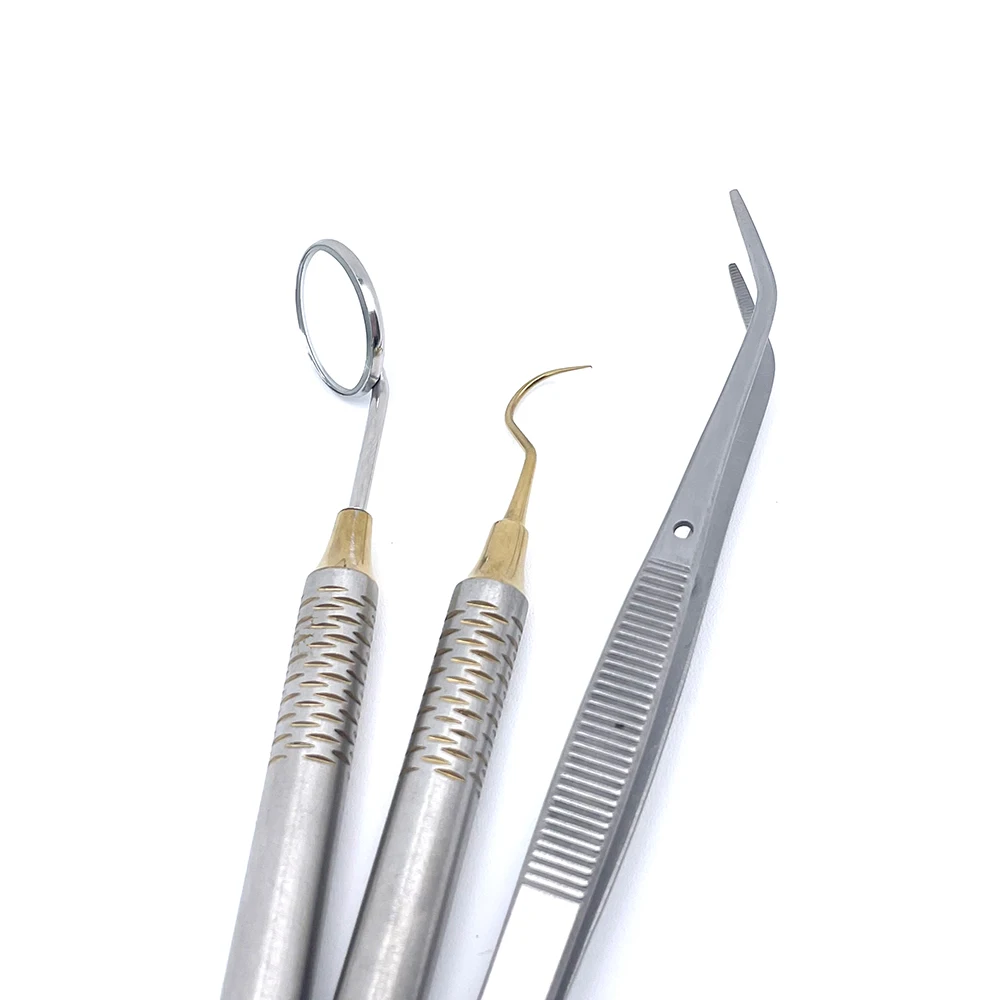 5set Dentist Tools Set Stainle - Dental Mirror Probe reseña y precio