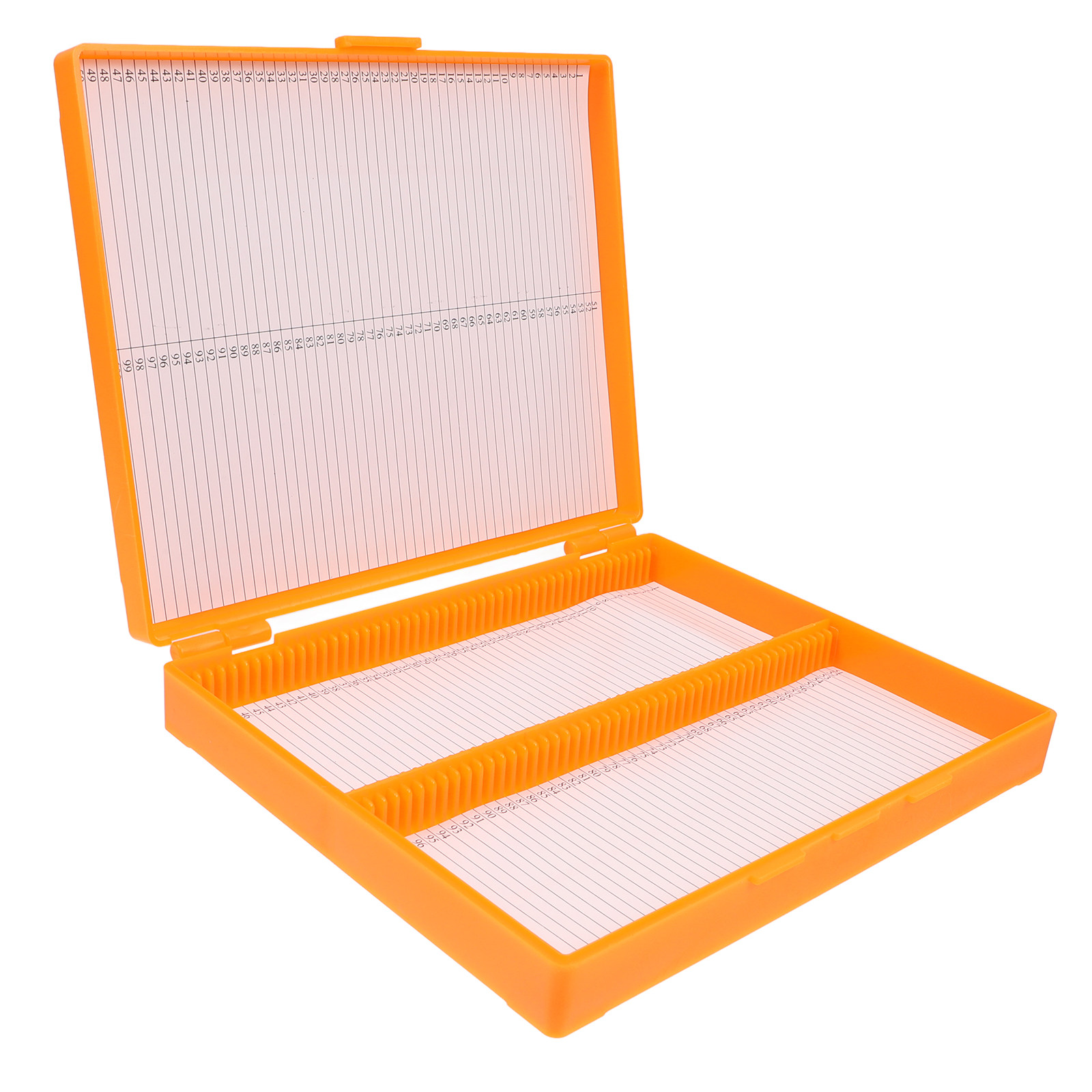 100-Piece Microscope Slide Box - Pathology Slide Storage reseña y precio