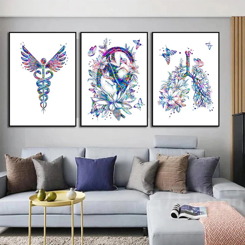 Anatomy Medical Poster Flower  - Medical Lab Pictures reseña y precio