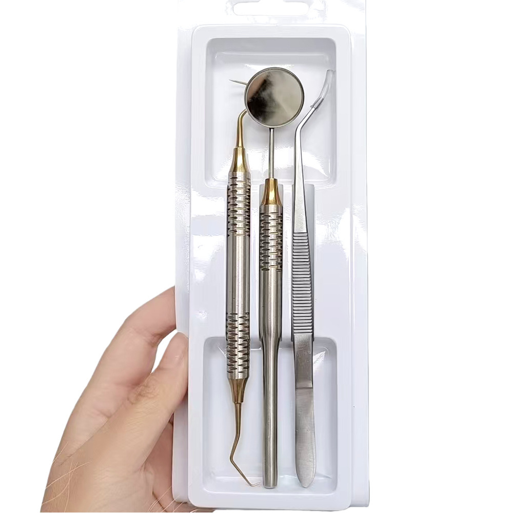 Dental Black & Gold Stainless  - Dental Mirror Probe reseña y precio