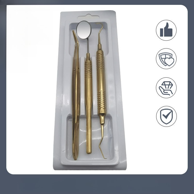 1 Set Dental Tools  Titanium H - Dental Mirror Probe reseña y precio