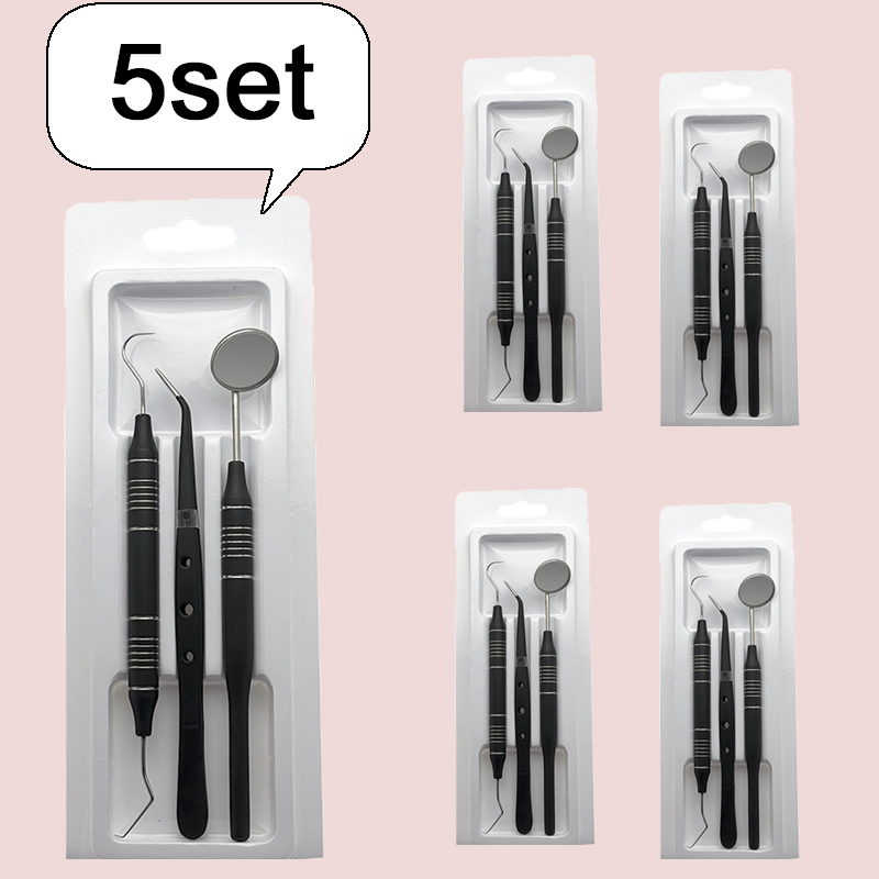 5pcs Dental Double Ended Mouth - Dental Mirror Probe reseña y precio
