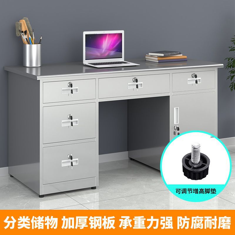 Stainless steel computer desk, - Medical Lab Furniture reseña y precio