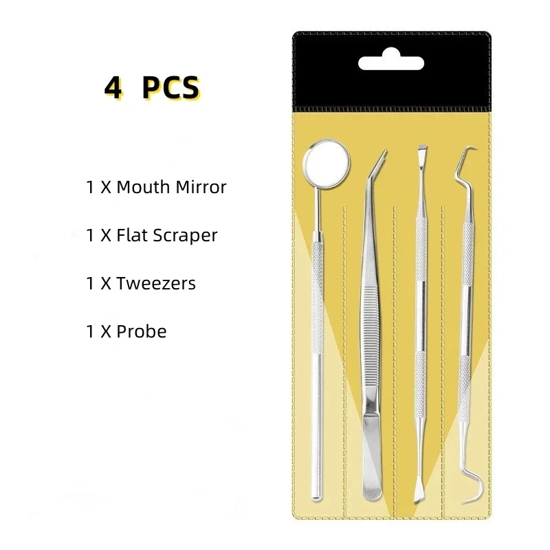 3pcs/4pcs Stainless Steel Dent - Dental Mirror Probe reseña y precio