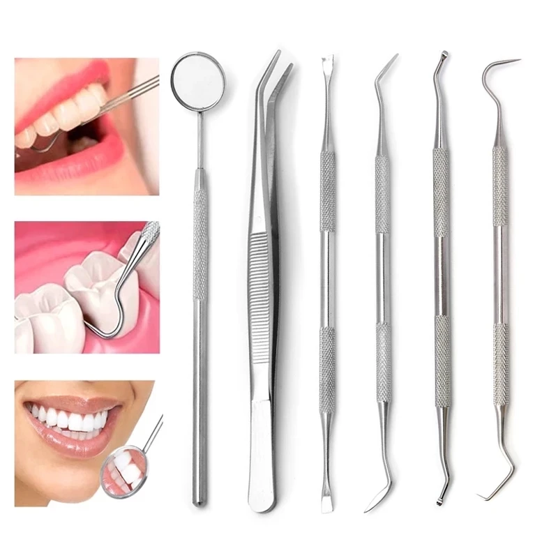 3pcs/4pcs Stainless Steel Dent - Dental Mirror Probe reseña y precio