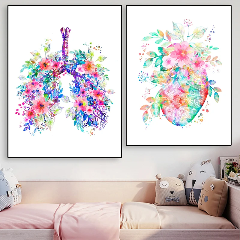 Anatomy Medical Poster Flower  - Medical Lab Pictures reseña y precio