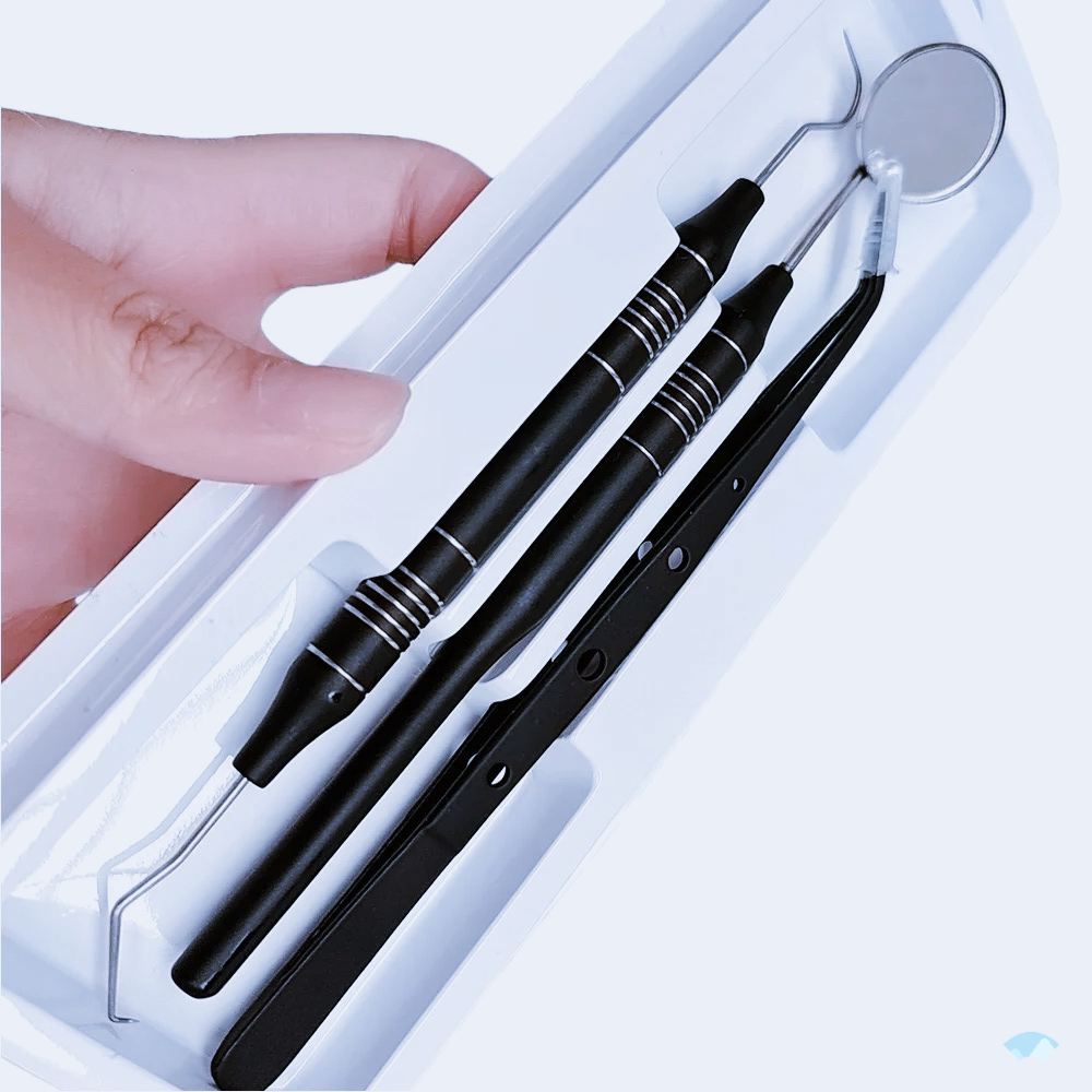 Black Gold 3Pcs Dental Instrum - Dental Mirror Probe reseña y precio