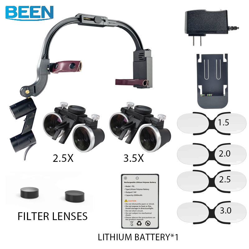 Dental LED Head Light Lamp Lou - Medical Lab Technology reseña y precio
