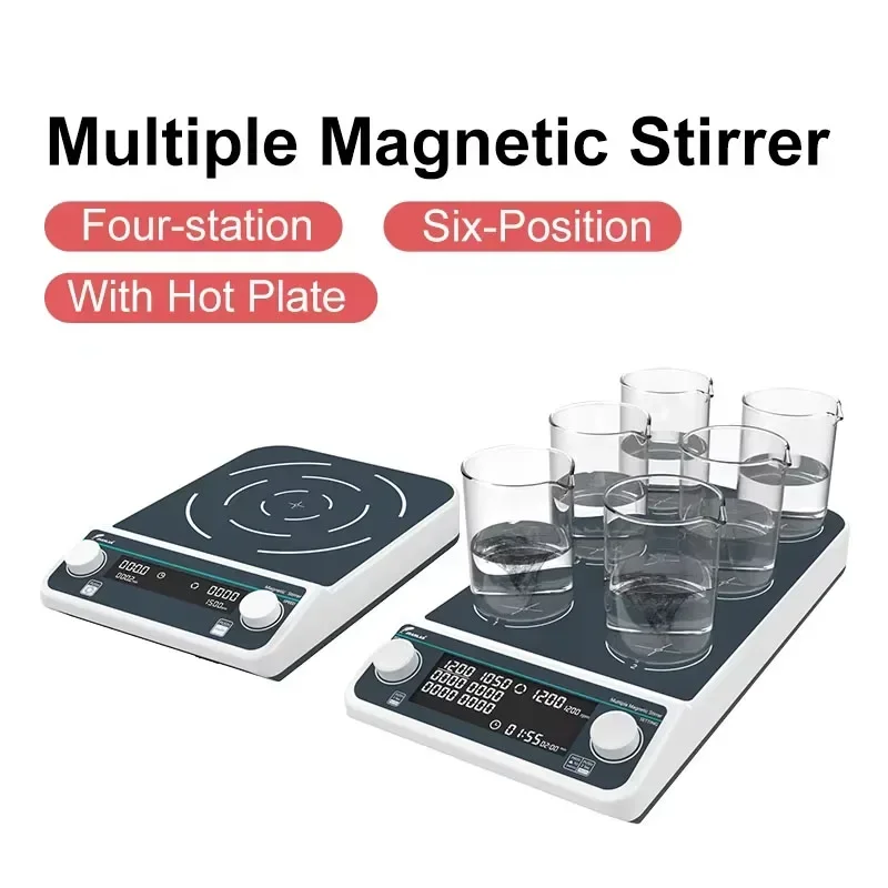 Four-station Six-Position Mult - Magnetic Stirrer Hotplate reseña y precio