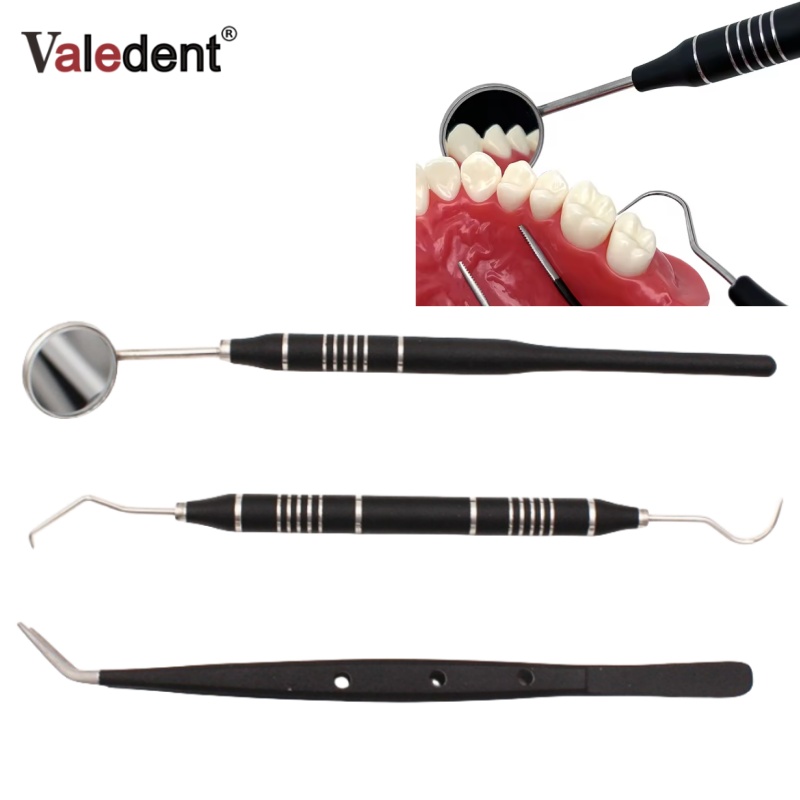3Pcs/set Dental Mirror kit Mou - Dental Mirror Probe reseña y precio