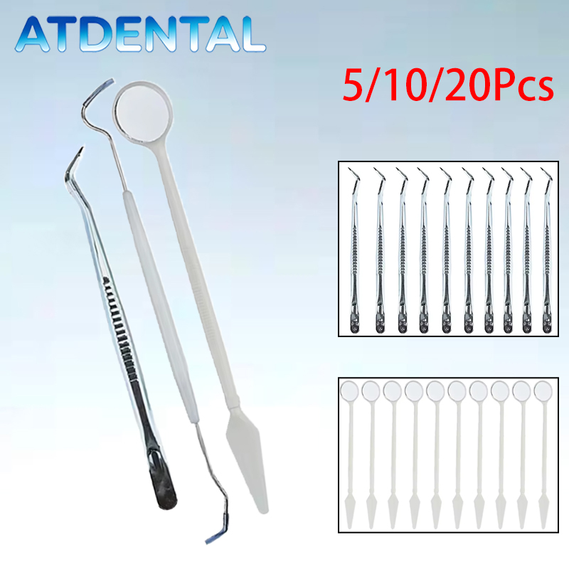5/10/20Pcs Disposable Dental K - Dental Mirror Probe reseña y precio