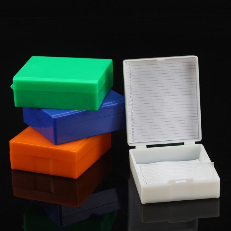 2PCS Plastic Microscope Slides - Pathology Slide Storage reseña y precio