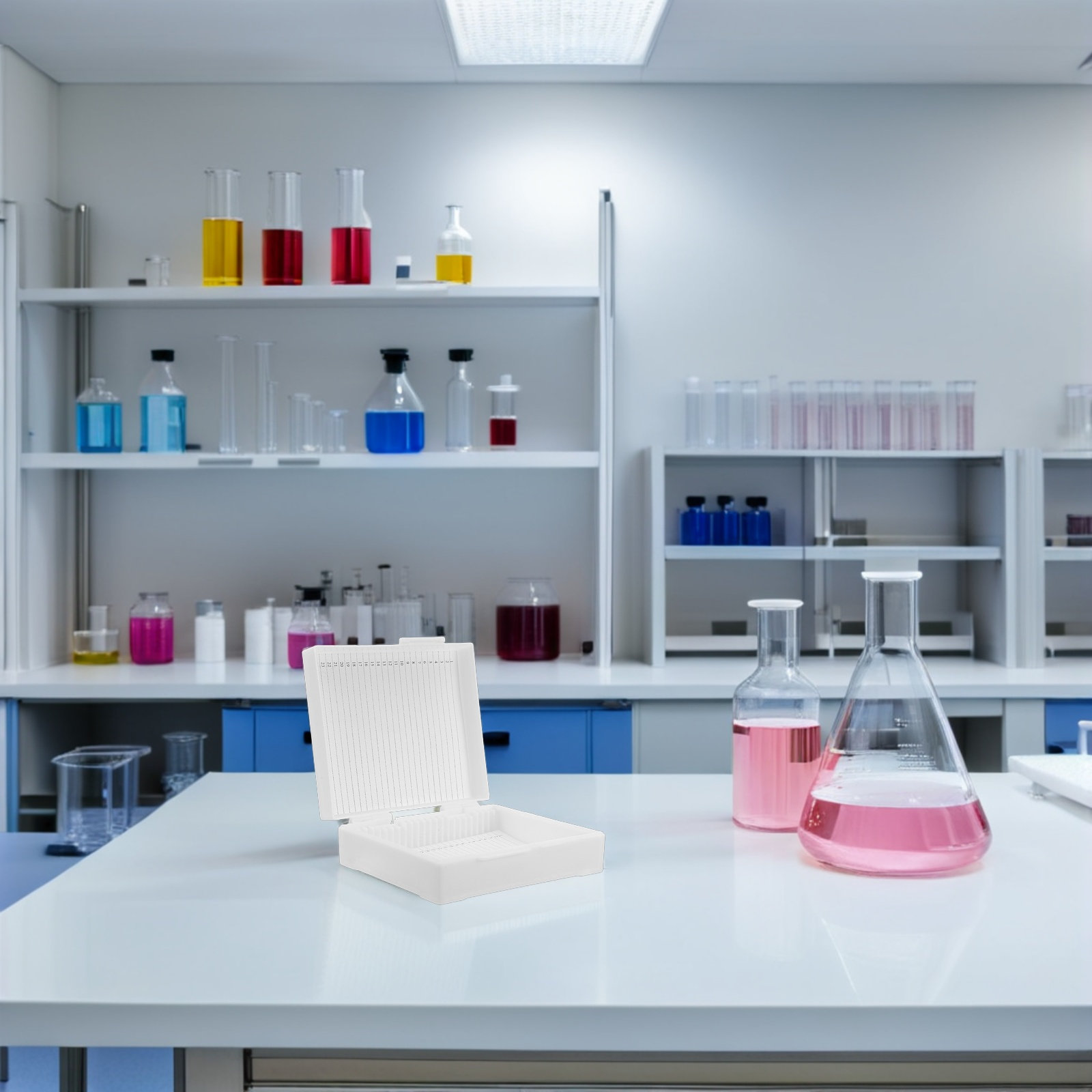 25-Slot Reusable Laboratory Sl - Pathology Slide Storage reseña y precio