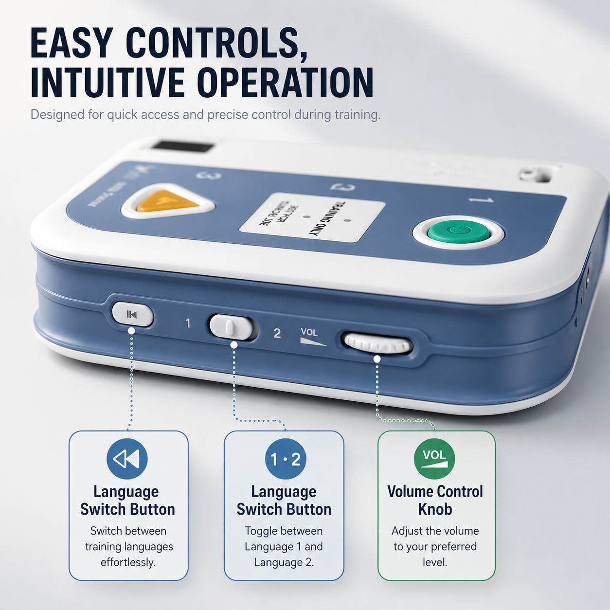 20 Languages AED Trainer XFT-1 - Defibrillator Aed Trainer reseña y precio